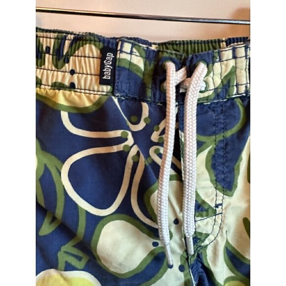 Baby‎ Gap Boys Size 2 Blue Yellow Tropical Swim Trunk - Picture 3 of 6